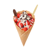 Super Cone Aardbeien Cheesecake Flake,Soft Ice Corner,Angelo,Good Choice;4,95