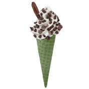 Crazy Cone Green Monster Oreo,Soft Ice Corner,Angelo,Good Choice;3,00